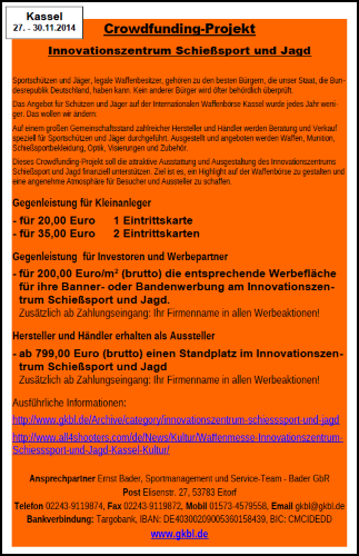 Crowdfunding-Projekt