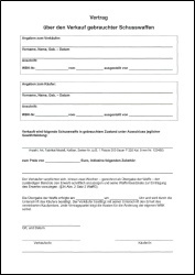 Kaufvertrag Schußwaffe