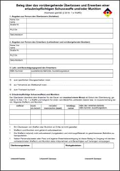 Vorrübergehende Überlassung